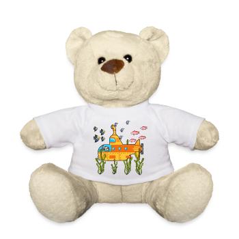 Scuba Diving Sloth Lazy Animal Diving I Gift - Teddy Bear - white - Front