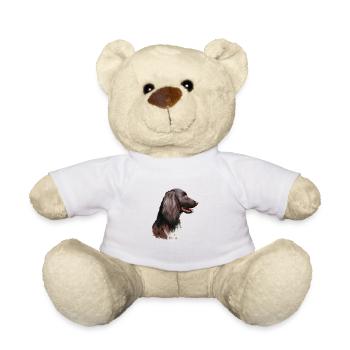 Munsterlander Small Dog Aquarelle Illustration - Nounours - blanc - Devant