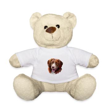 Canard de la Nouvelle-Écosse Tolling Retriever Dog Illustratio - Nounours - blanc - Devant