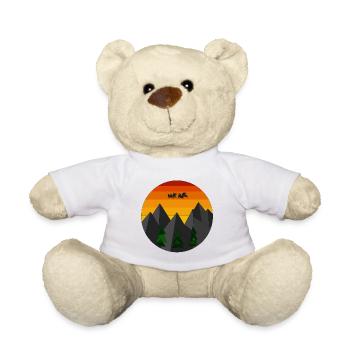 Hiking geometric - Teddy Bear - white - Front