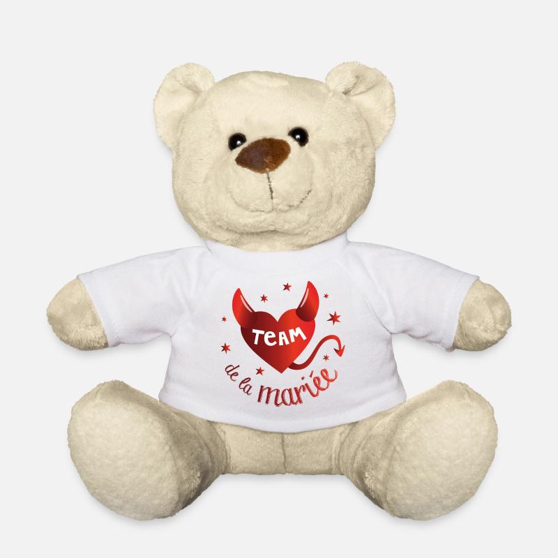 Team de la mariée, les diablesses ! humour - Nounours - blanc