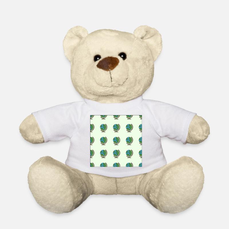 Globusmuster - Schulanfang 2022 / 2023 - Teddy - Weiß