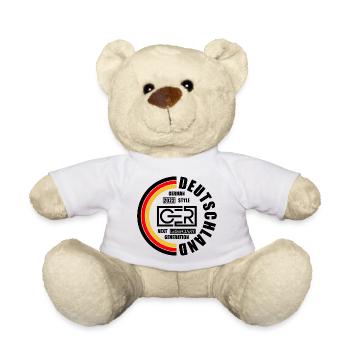 Deutschland 2022 Fan - Teddy - Weiß - Vorne
