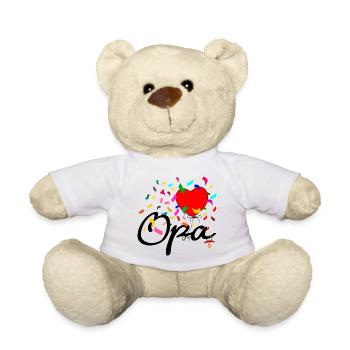 Opa Konfetti - Teddy - Weiß - Vorne