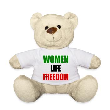 Women life freedom - Nounours - blanc - Devant