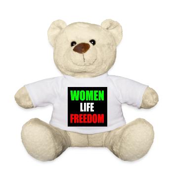 Women life freedom - Nounours - blanc - Devant