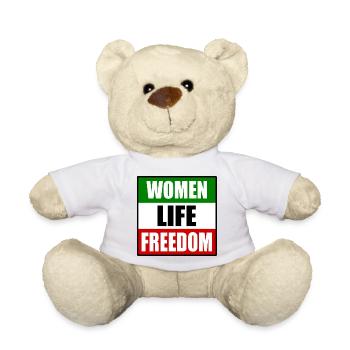 Women life freedom - Nounours - blanc - Devant