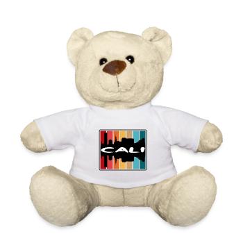 Cali Kolumbien Skyline Silhouette Reise Souvenir - Teddy - Weiß - Vorne