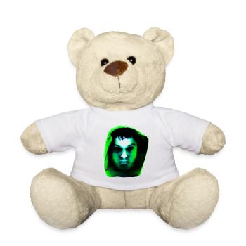 Hoody head: Grün - Teddy - Weiß - Vorne