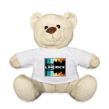 Limerick Irlande Skyline Silhouette Voyage Souveni - Nounours - blanc - Devant