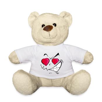 Lover smile / sourire d'amour - Nounours - blanc - Devant