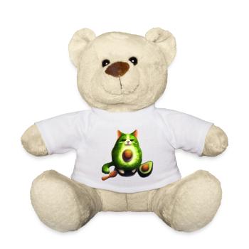 Avocado Cat - Teddy - Weiß - Vorne