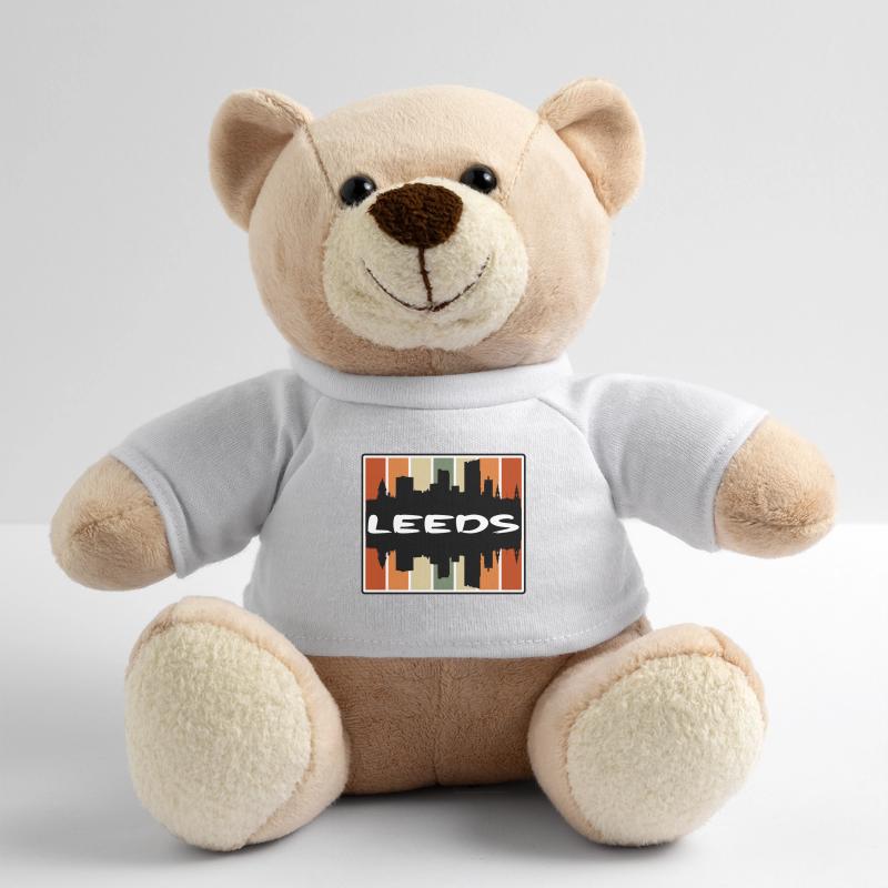Leeds England Skyline Silhouette Reise Souvenir Teddy