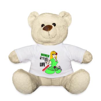 Women life freedom - Nounours - blanc - Devant