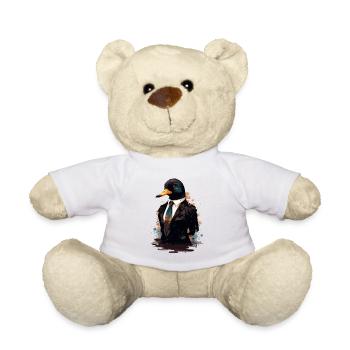 Duck wearing Clothes - Teddy Bear - white - Front