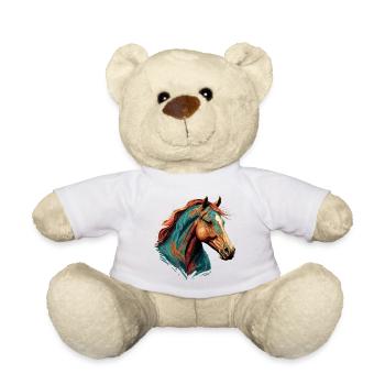 Tête de jument - Nounours - blanc - Devant