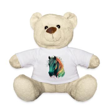 Beautiful Horse - Teddy Bear - white - Front