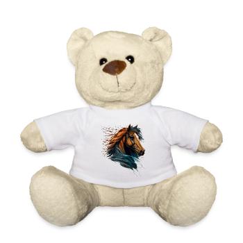 Horseman - Teddy Bear - white - Front