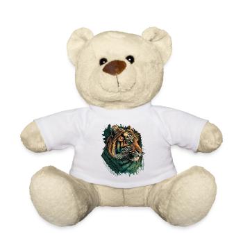 Tigre vert - Nounours - blanc - Devant