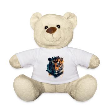 Tigre pour les amoureux des animaux - Nounours - blanc - Devant