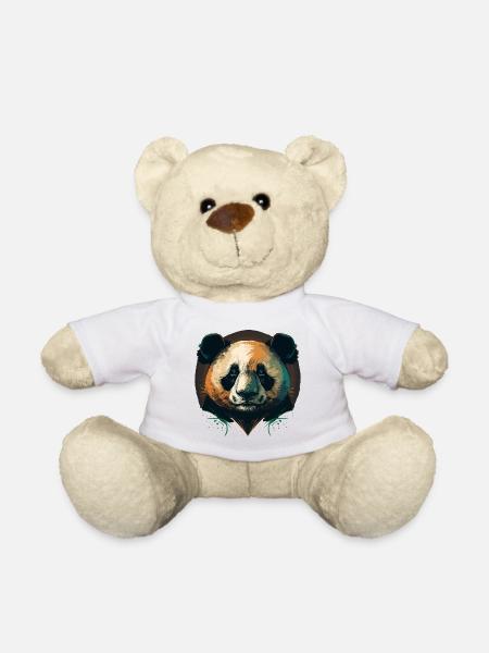 Niedlicher Pandakopf - Teddy - Weiß