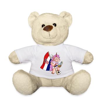 Licorne du parti croate - Nounours - blanc - Devant