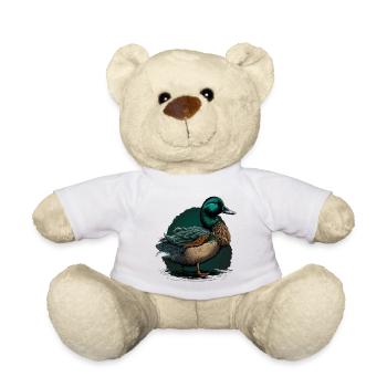 Duck Design - Teddy Bear - white - Front