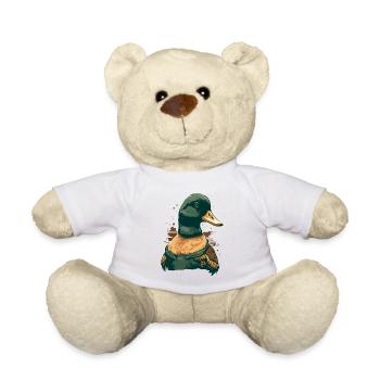 Canard de dessin animé - Nounours - blanc - Devant