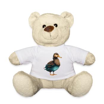 Enten sind Vögel - Teddy - Weiß - Vorne