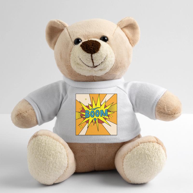 Boom Comic Explosion Stil Teddy