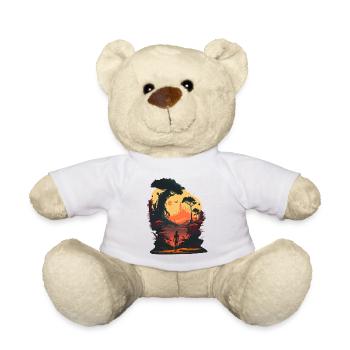 colourful - Teddy Bear - white - Front