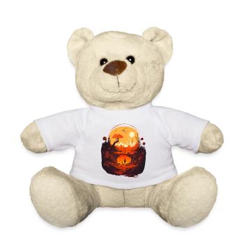 alien creature - Teddy Bear - white - Front