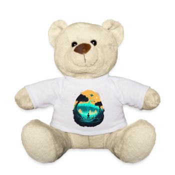crazy world - Teddy Bear - white - Front