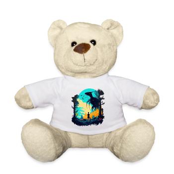 rebellious alien - Teddy Bear - white - Front