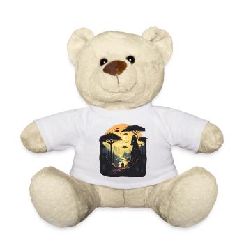 city - Teddy Bear - white - Front