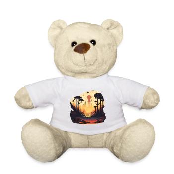outer space - Teddy Bear - white - Front
