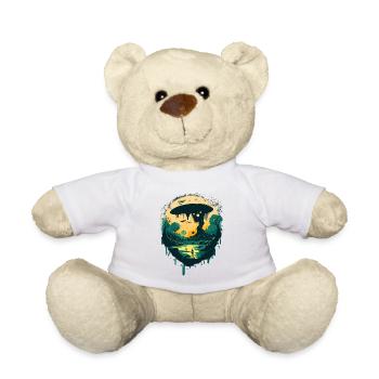 Monde extraterrestre effrayant - Nounours - blanc - Devant