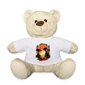 Alien Plants - Teddy Bear - white - Front