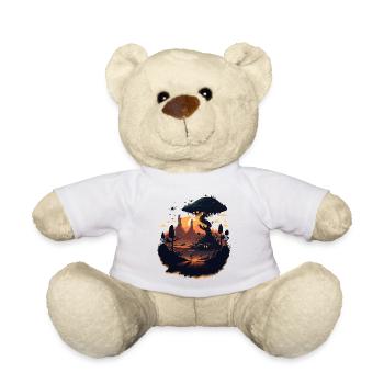 Accueil extraterrestre - Nounours - blanc - Devant
