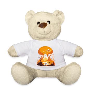 Abstract Ufo World - Teddy Bear - white - Front