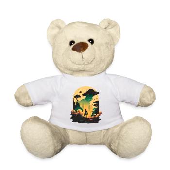 Ufo im Wald - Teddy - Weiß - Vorne