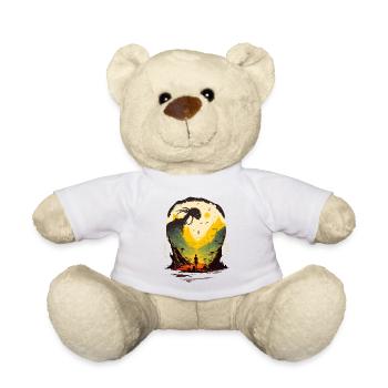 Alien World Artwork - Teddy Bear - white - Front
