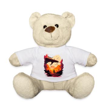 Außerirdisches Kunstwerk - Teddy - Weiß - Vorne