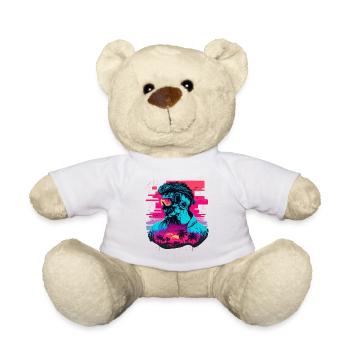 Future Funk - Teddy Bear - white - Front