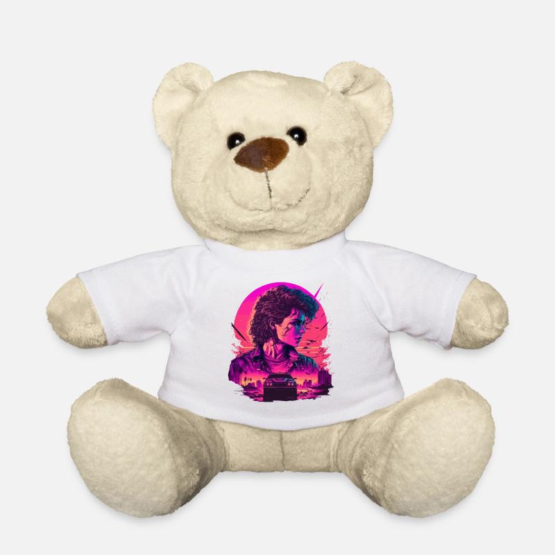 80s - Teddy Bear - white