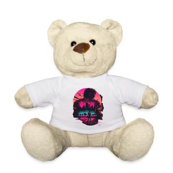 Cyborg rétro - Nounours - blanc - Devant