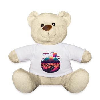 Road to the End - Teddy Bear - white - Front
