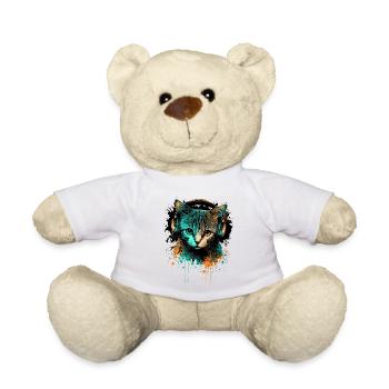 Music Kitten - Teddy Bear - white - Front
