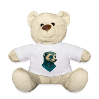 Frettchen-Liebe - Teddy - Weiß - Vorne