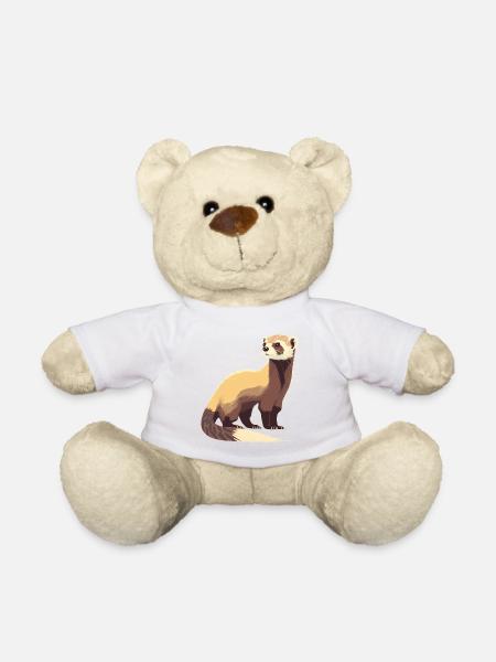 Éleveur de furets - Nounours - blanc
